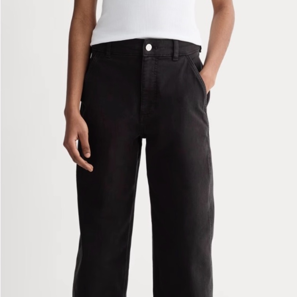 Everlane women's The Utility Barrel Pant - black